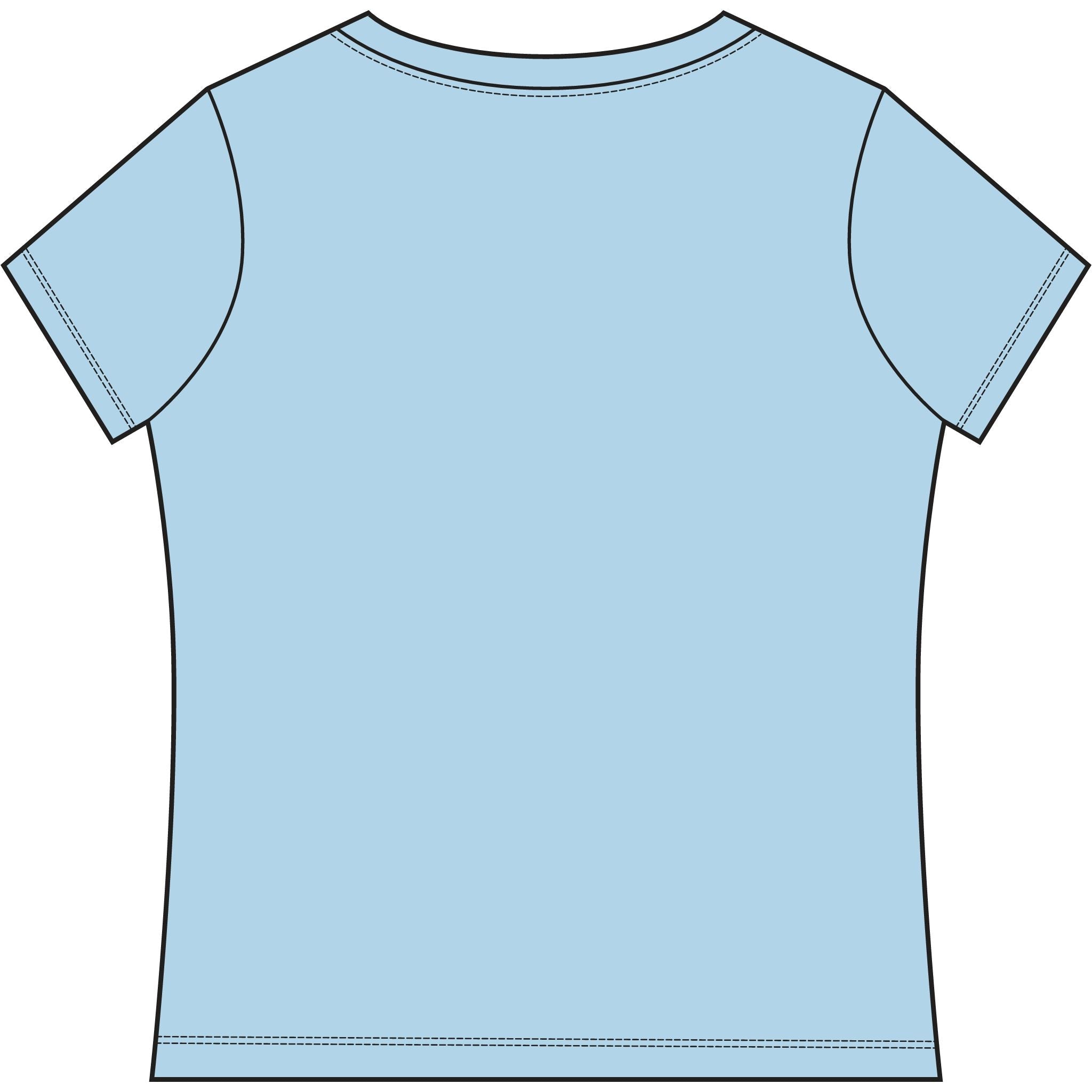 Fold Your Ego V-Neck T‑Shirt, Women’s Relaxed V-Neck Tee - V-neck