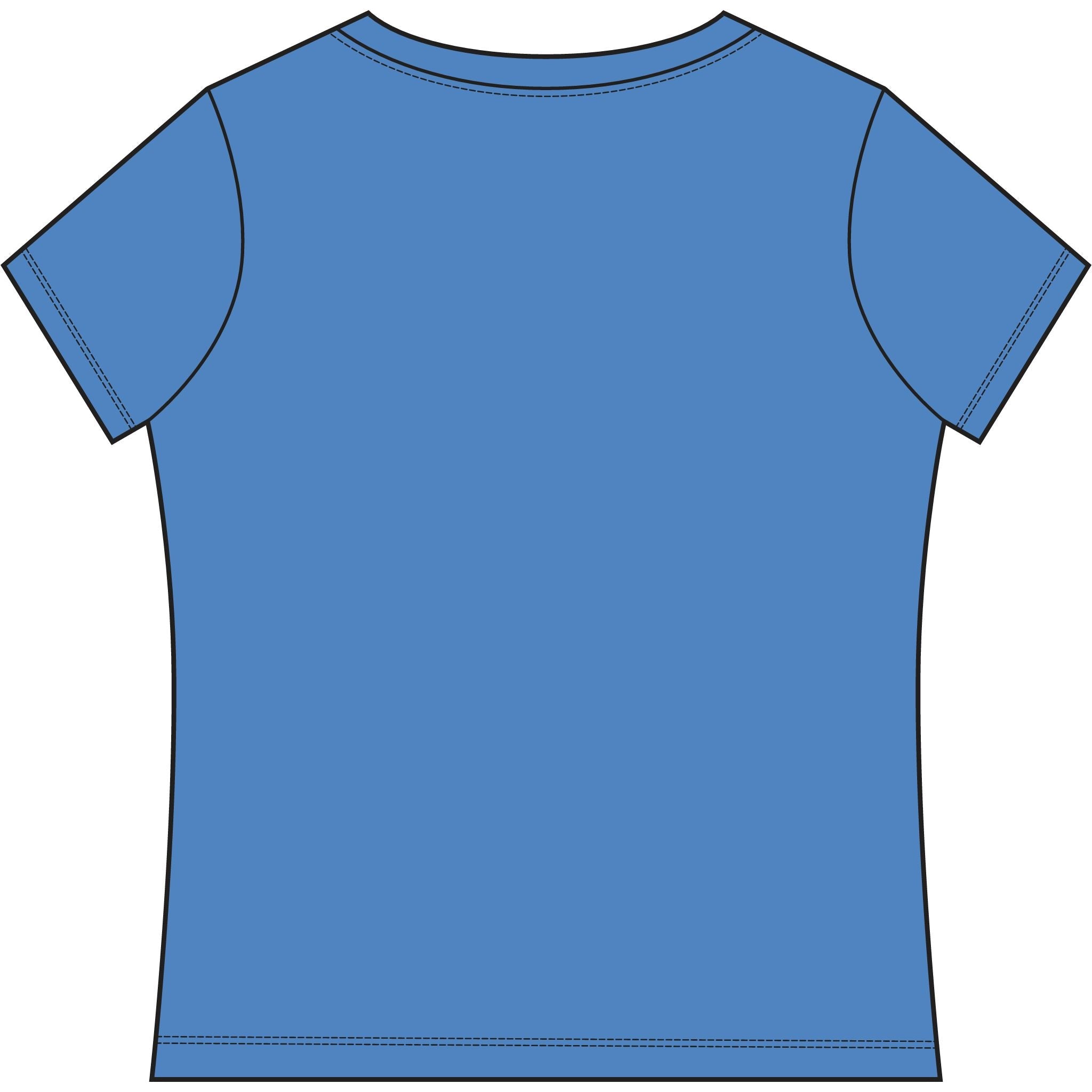 Fold Your Ego V-Neck T‑Shirt, Women’s Relaxed V-Neck Tee - V-neck