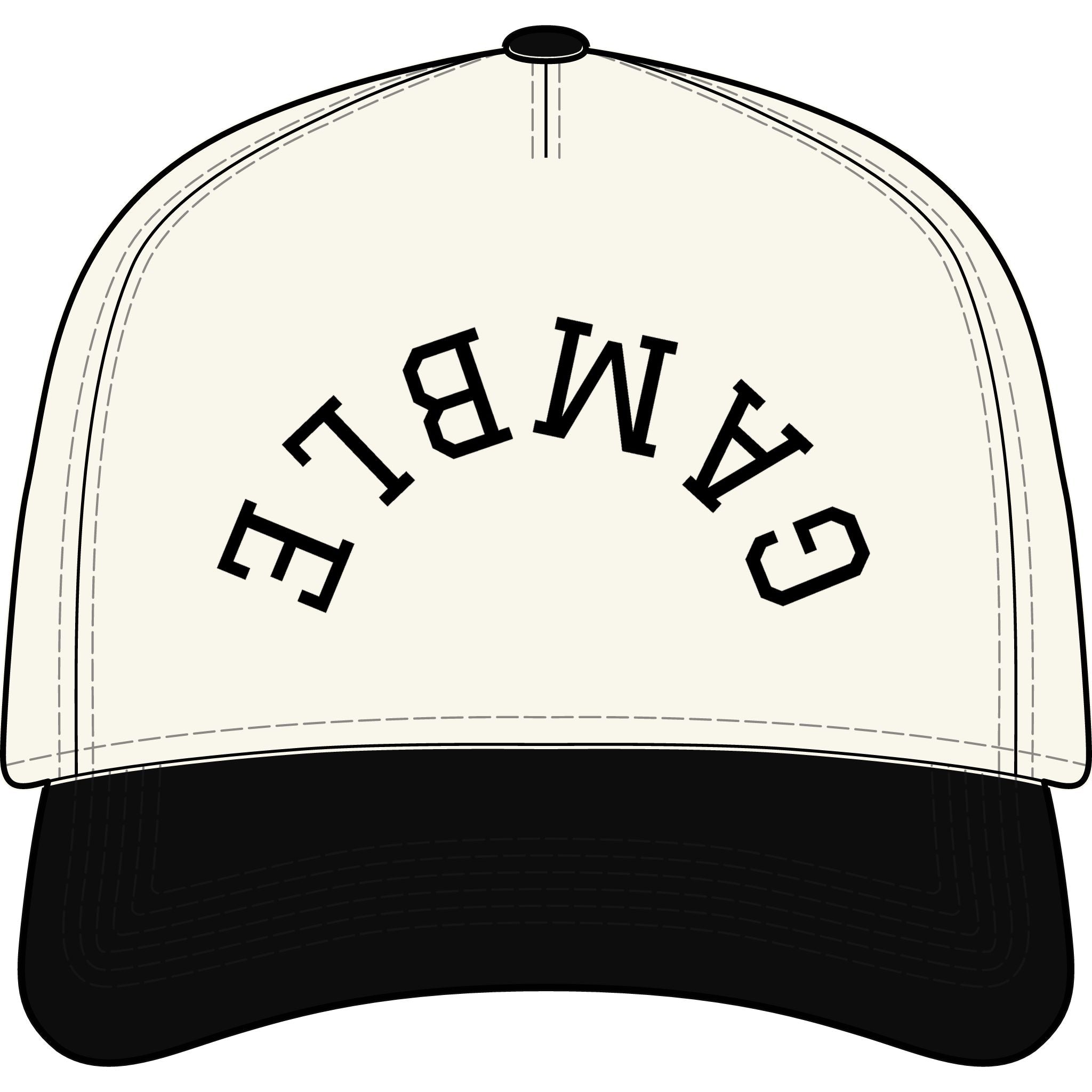 Gamble Arched Two-Tone Cap - Hats