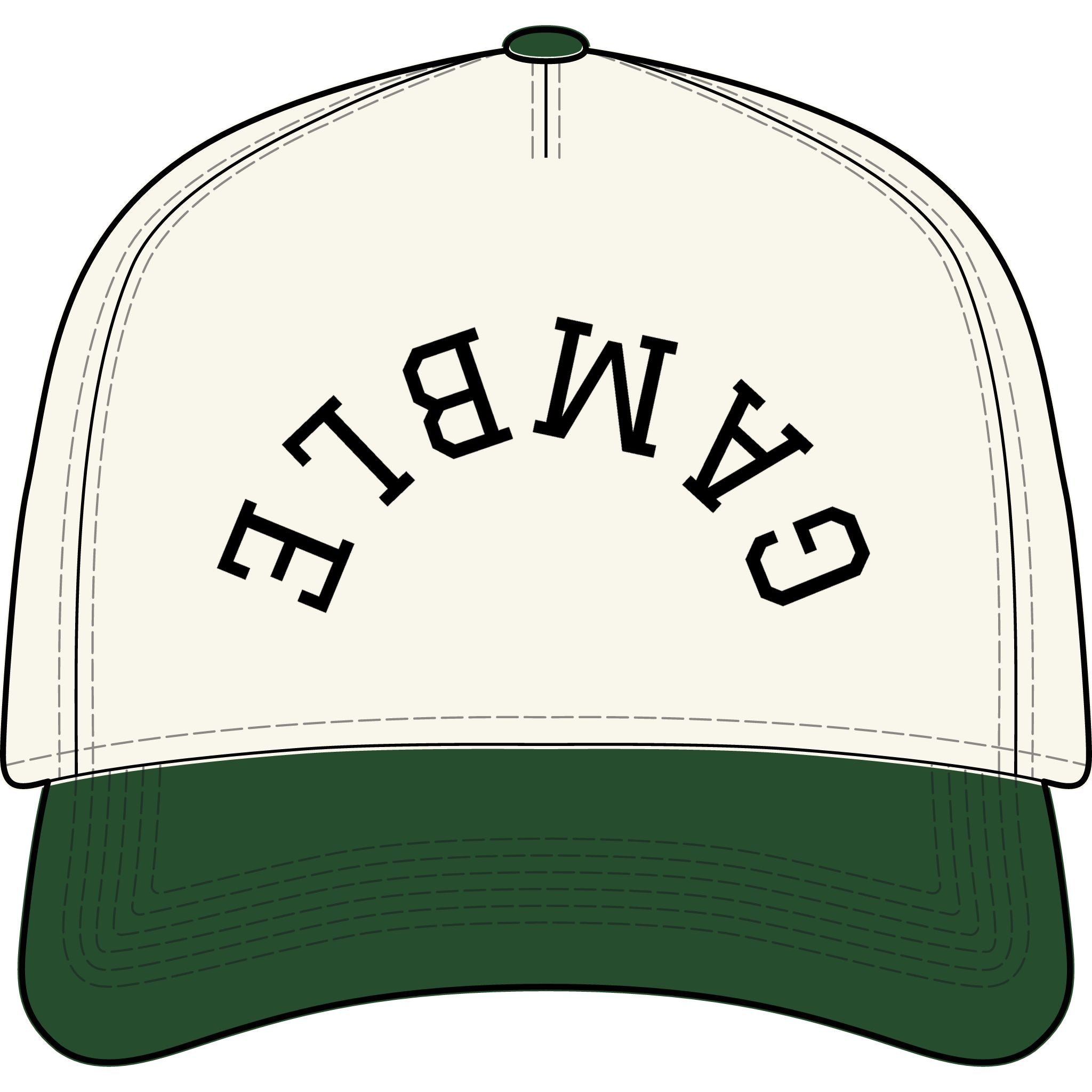 Gamble Arched Two-Tone Cap - Hats