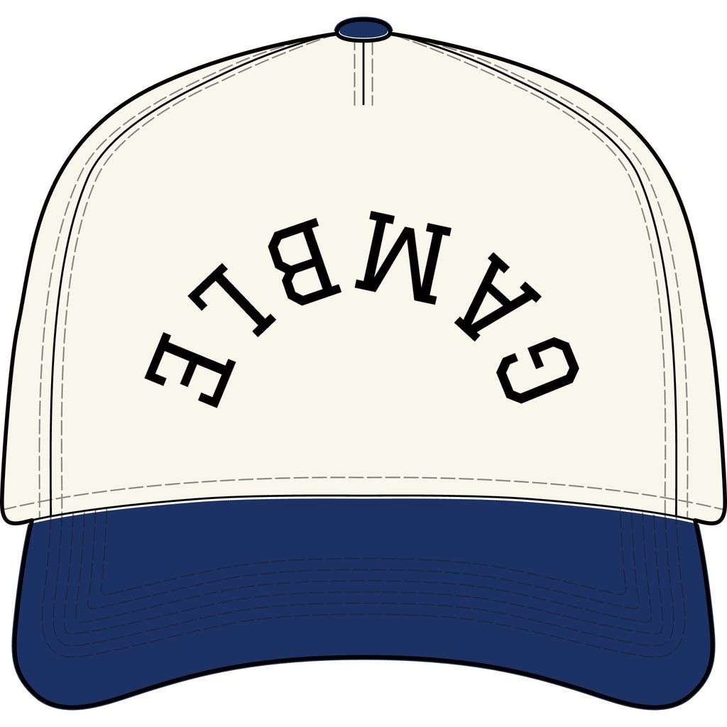 Gamble Arched Two-Tone Cap - Natural / Liberty / One size - Hats