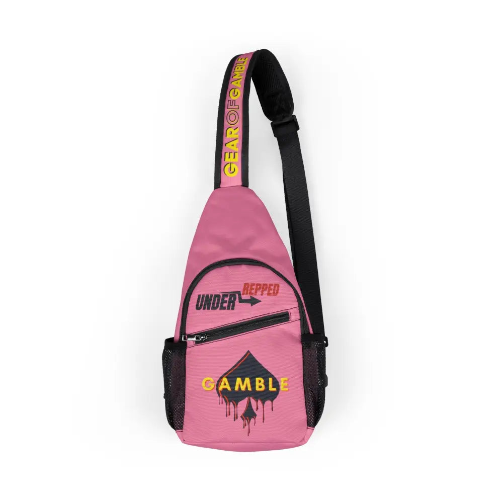 Pink Gamble Chest Bag - One size - Bags