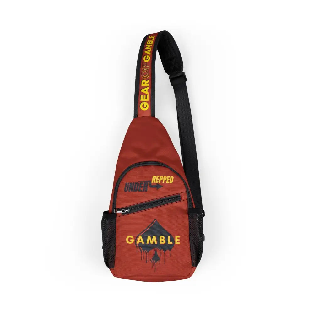 Red Gamble Chest Bag - Customizable - One size - Bags