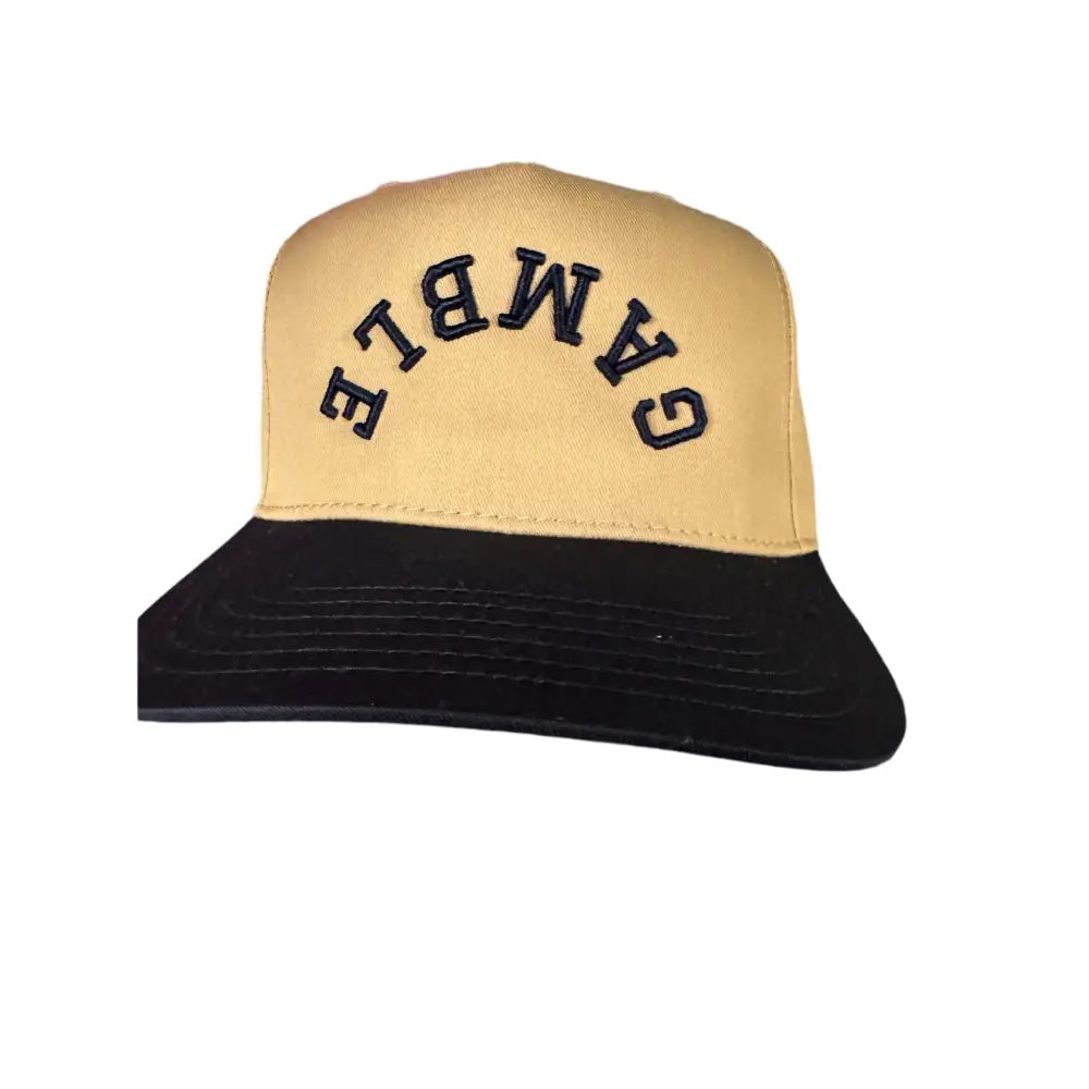 The Gamble Curve Snapback - Black/Natural / One Size - hats