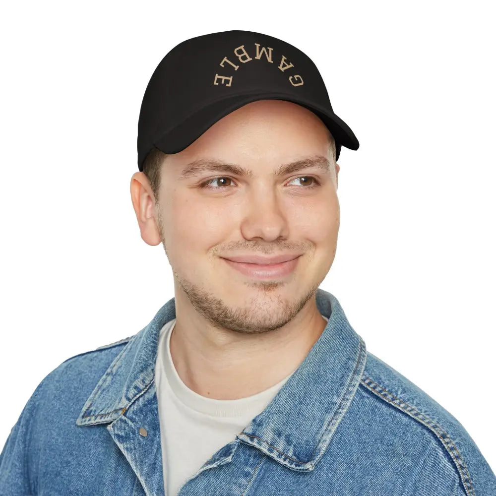 GAMBLE low-profile poker dad hat by Gear of Gamble