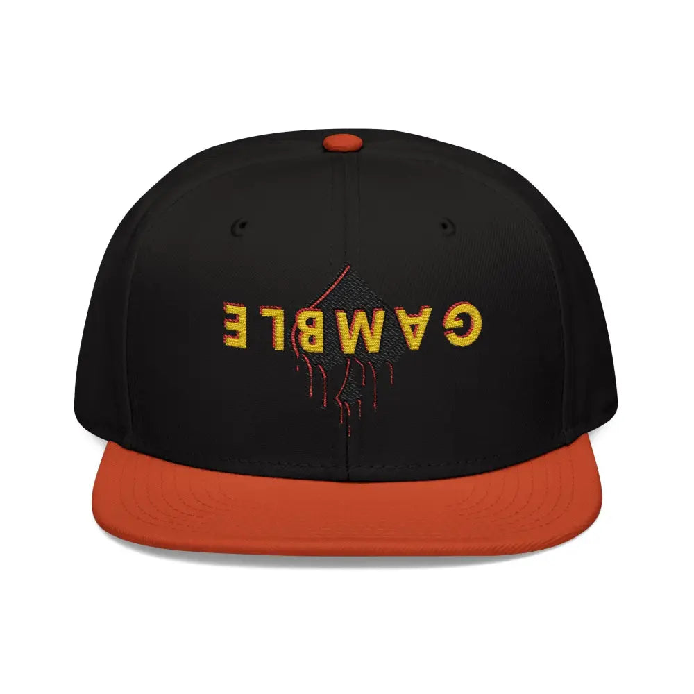 GAMBLE DRIP REVAMP Snapback - One size / Orange/Black/Black - Hats