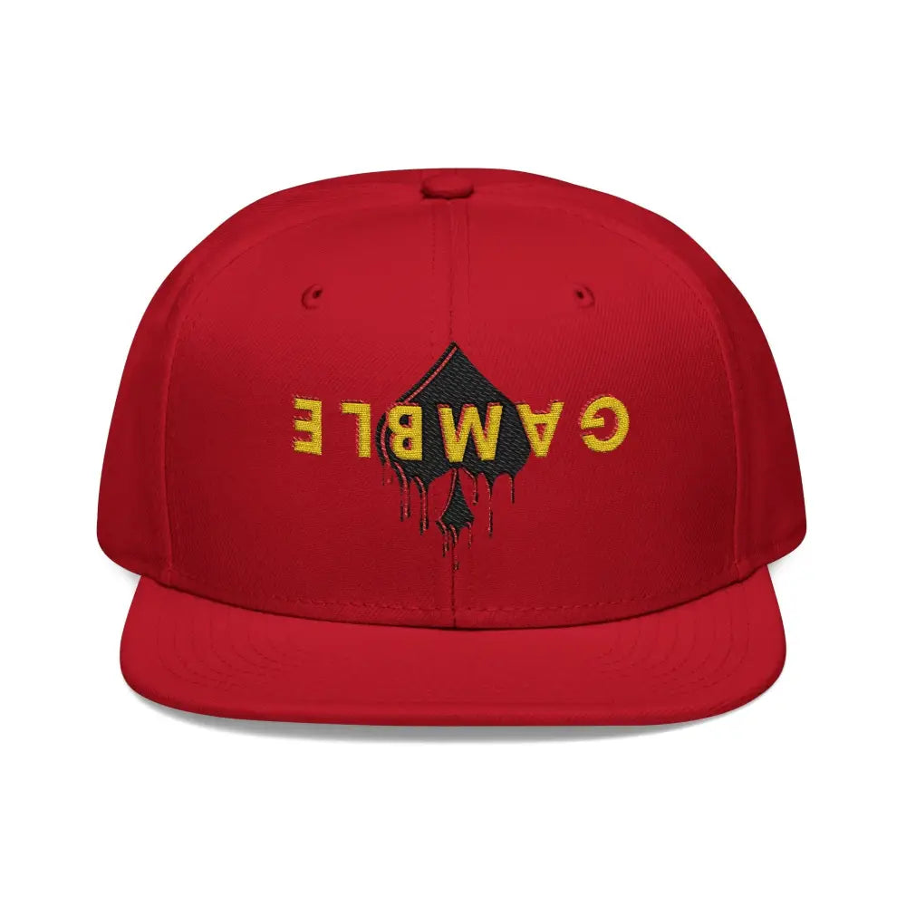 GAMBLE DRIP REVAMP Snapback - One size / Red - Hats
