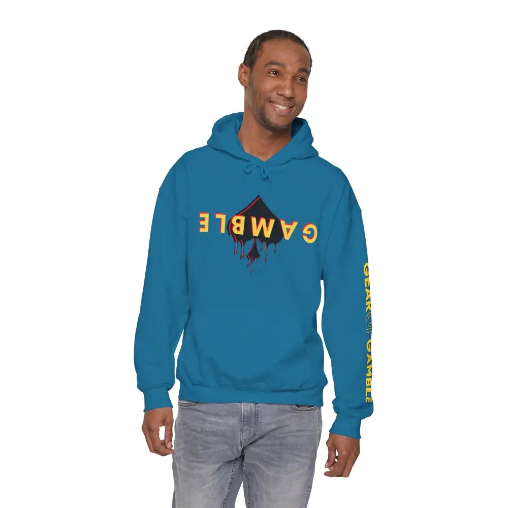 Gamble Drip Hoodie by GoG - Antique Sapphire / S - Hoodie