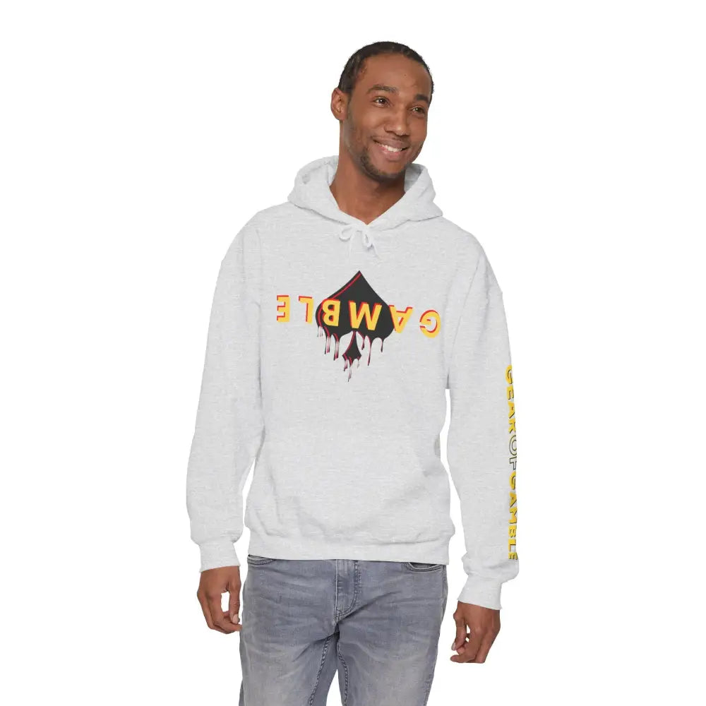 Gamble Drip Hoodie by GoG - Ash / S - Hoodie