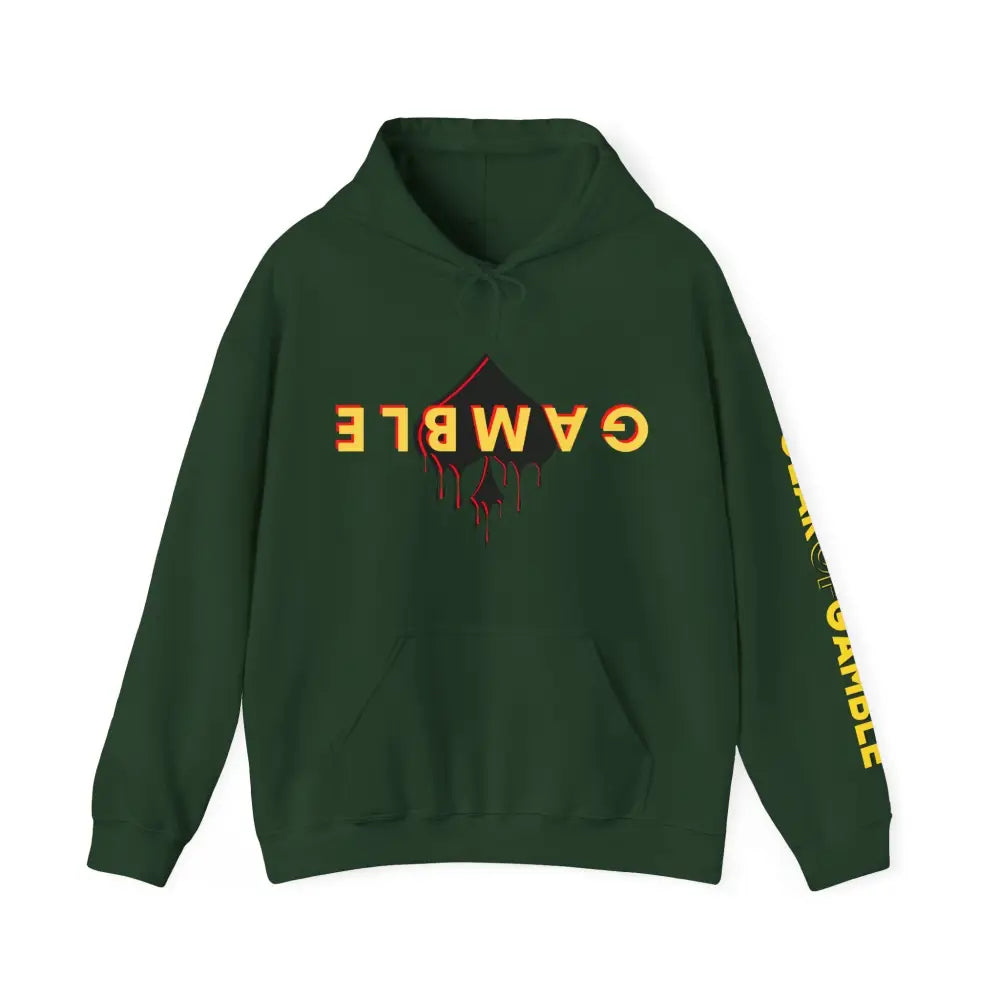 Gamble Drip Hoodie by GoG - Forest Green / S - Hoodie