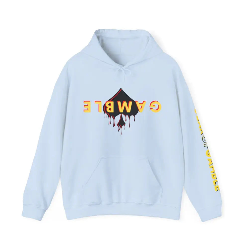 Gamble Drip Hoodie by GoG - Light Blue / S - Hoodie
