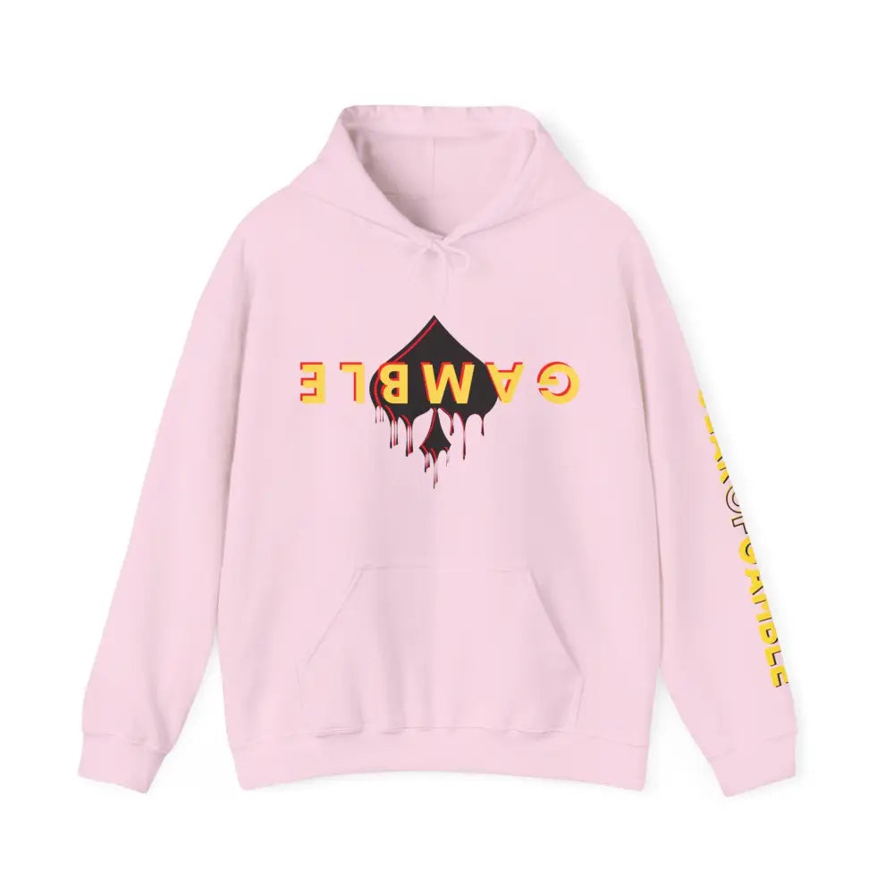 Gamble Drip Hoodie by GoG - Light Pink / S - Hoodie