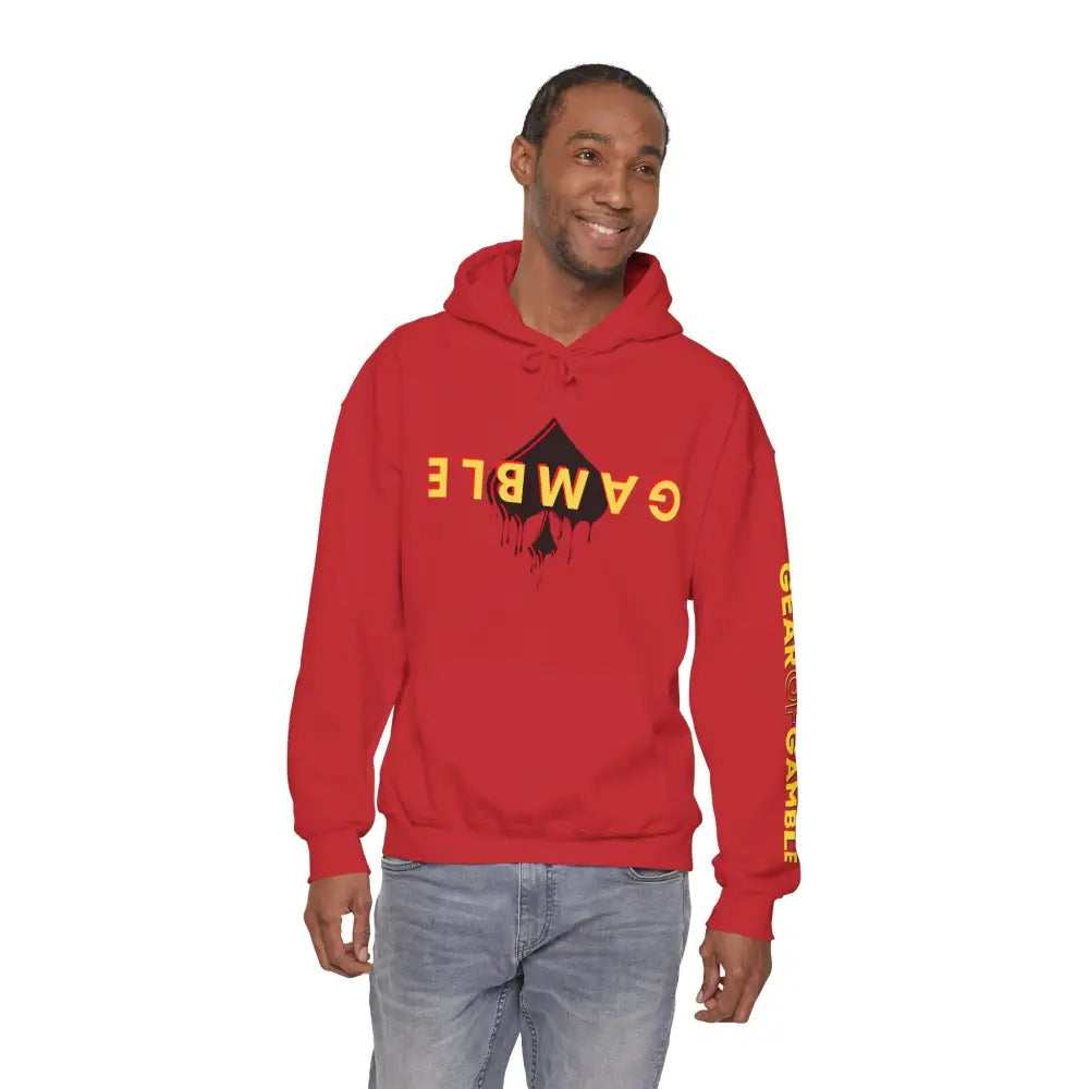 Gamble Drip Hoodie by GoG - Red / S - Hoodie