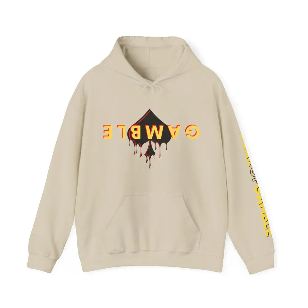 Gamble Drip Hoodie by GoG - Sand / S - Hoodie