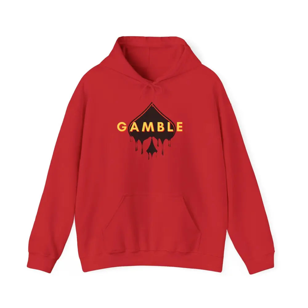 Gamble Drip Hoodie - Red / S - Hoodie