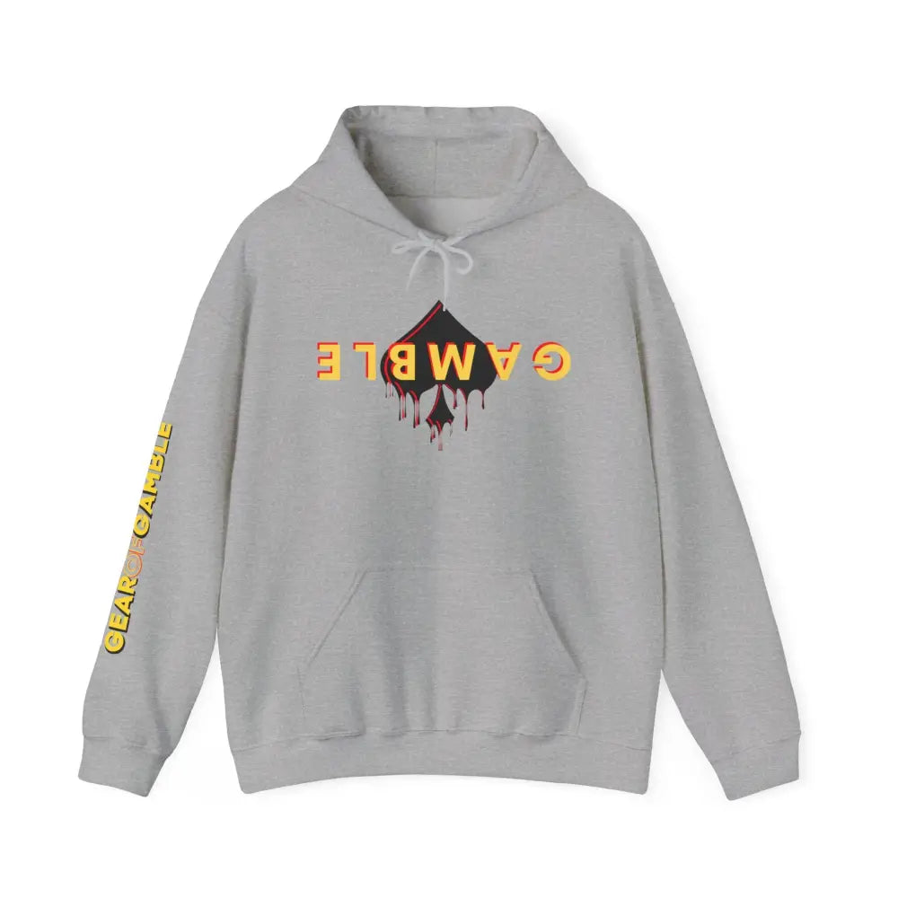 GAMBLE DRIP Hooded Sweatshirt - S / Sport Grey - Hoodie