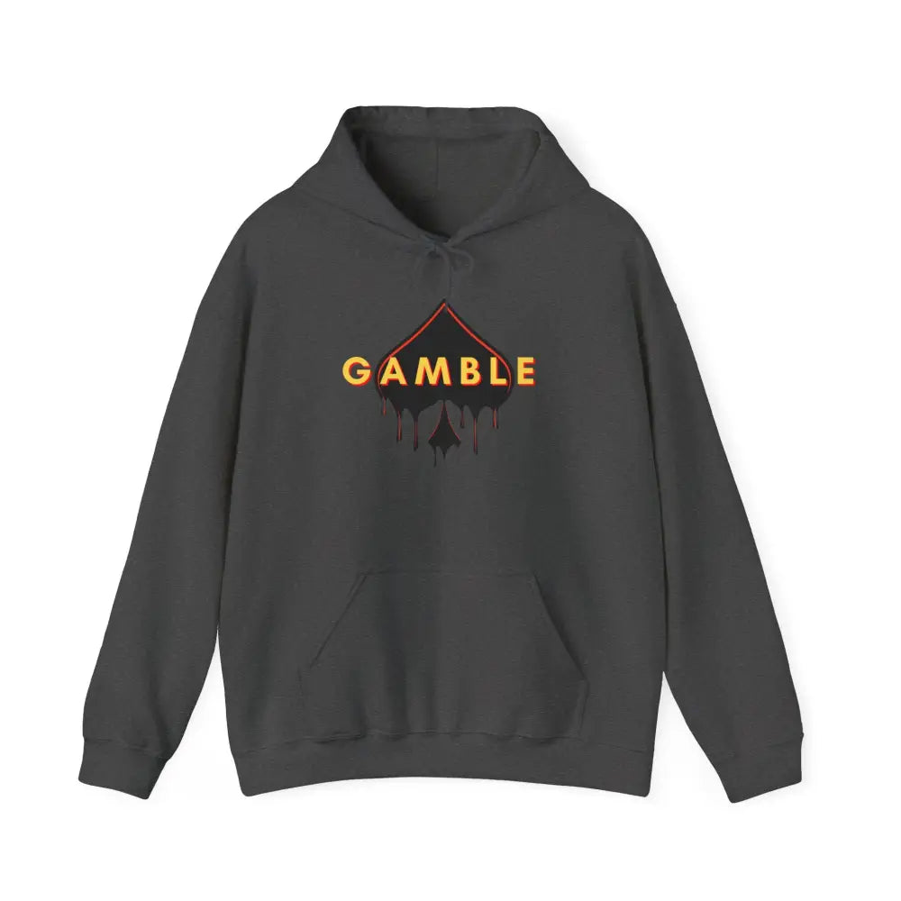 Gamble Drip Hoodie - Dark Heather / S - Hoodie