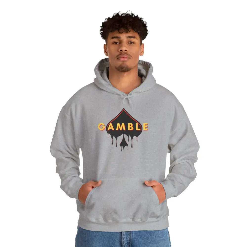 Gamble Drip Hoodie - Sport Grey / S - Hoodie