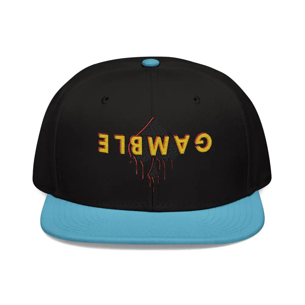 GAMBLE DRIP REVAMP Snapback - One size / Aqua blue/Black/Black - Hats