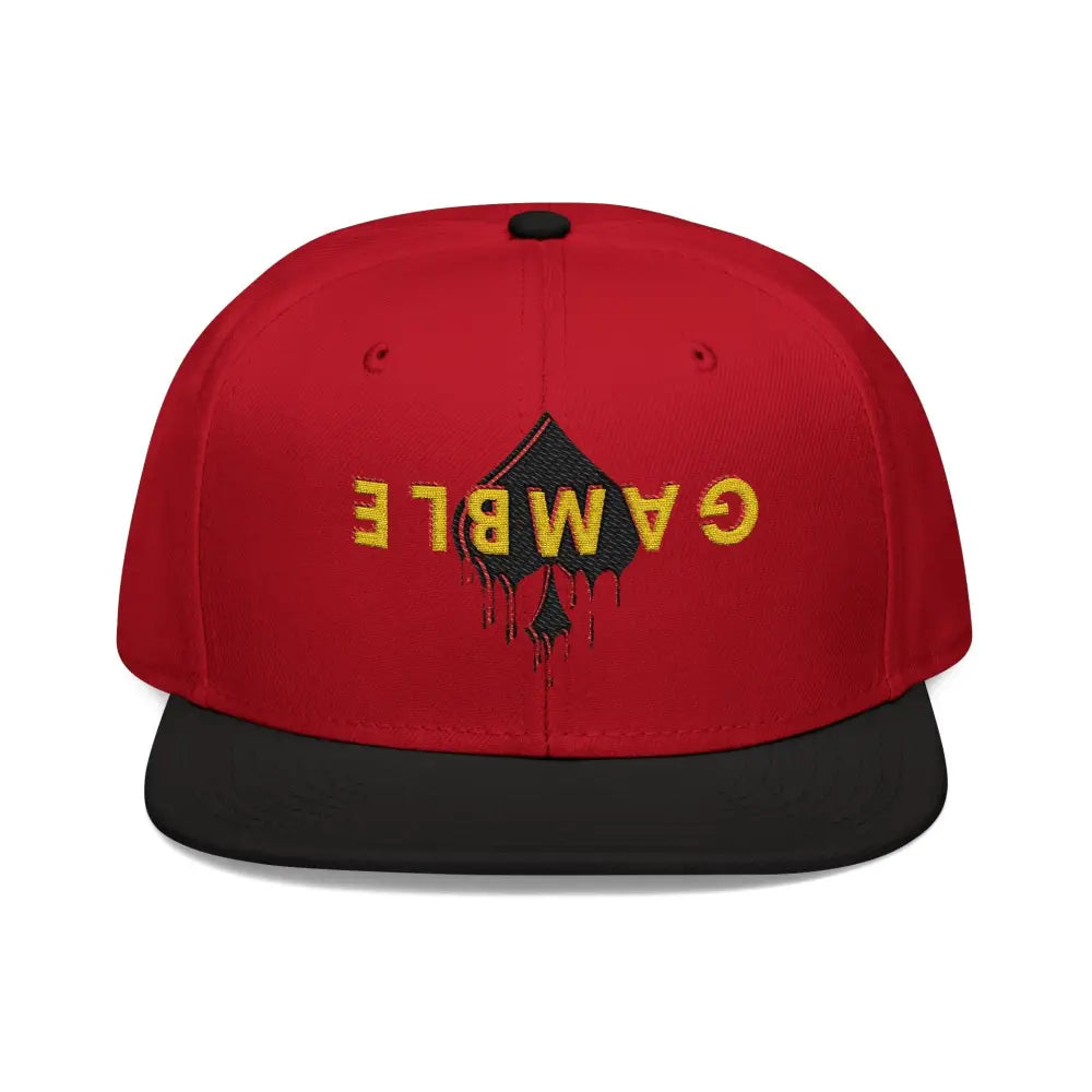 GAMBLE DRIP REVAMP Snapback - One size / Black/Red/Red - Hats
