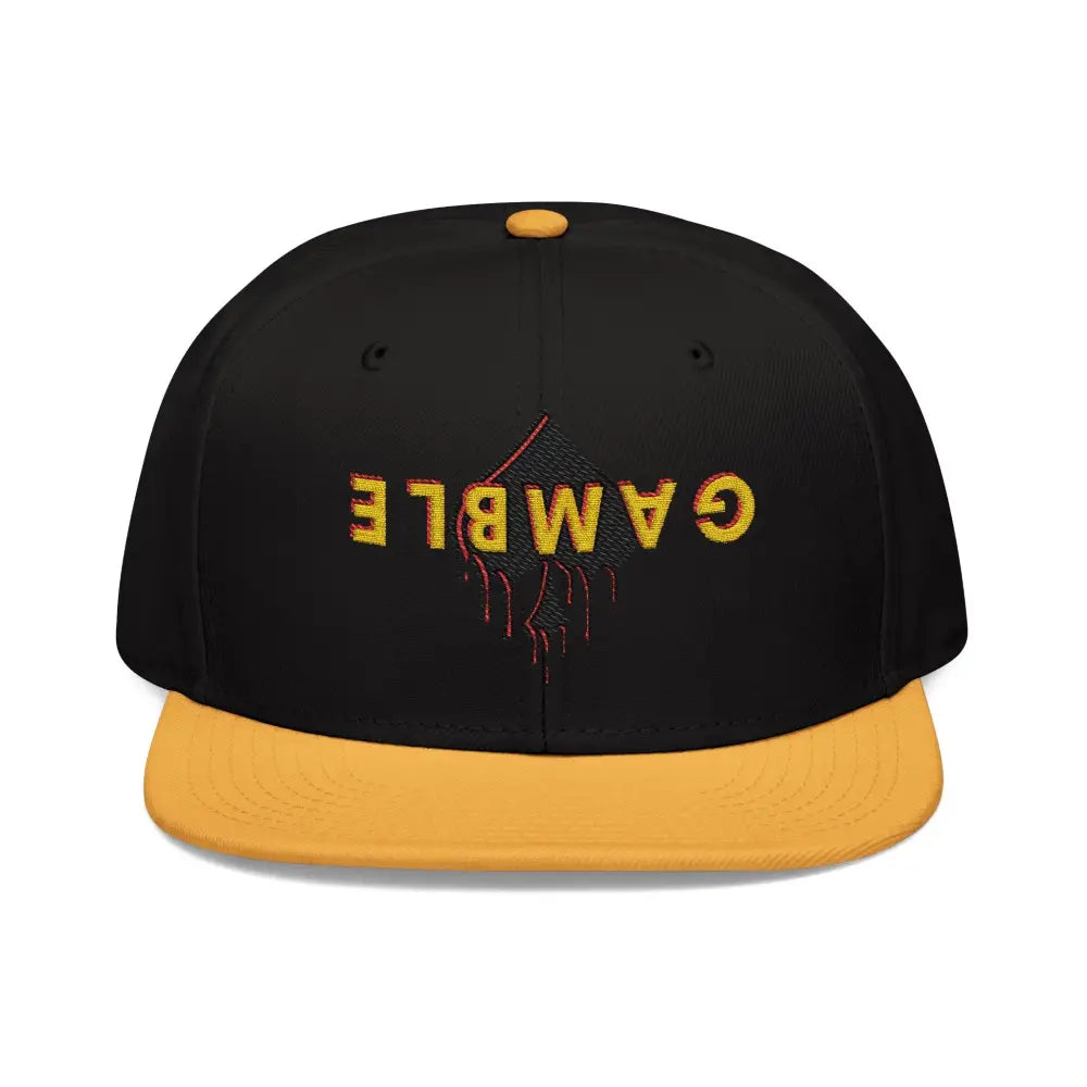 GAMBLE DRIP REVAMP Snapback - One size / Gold/Black/Black - Hats