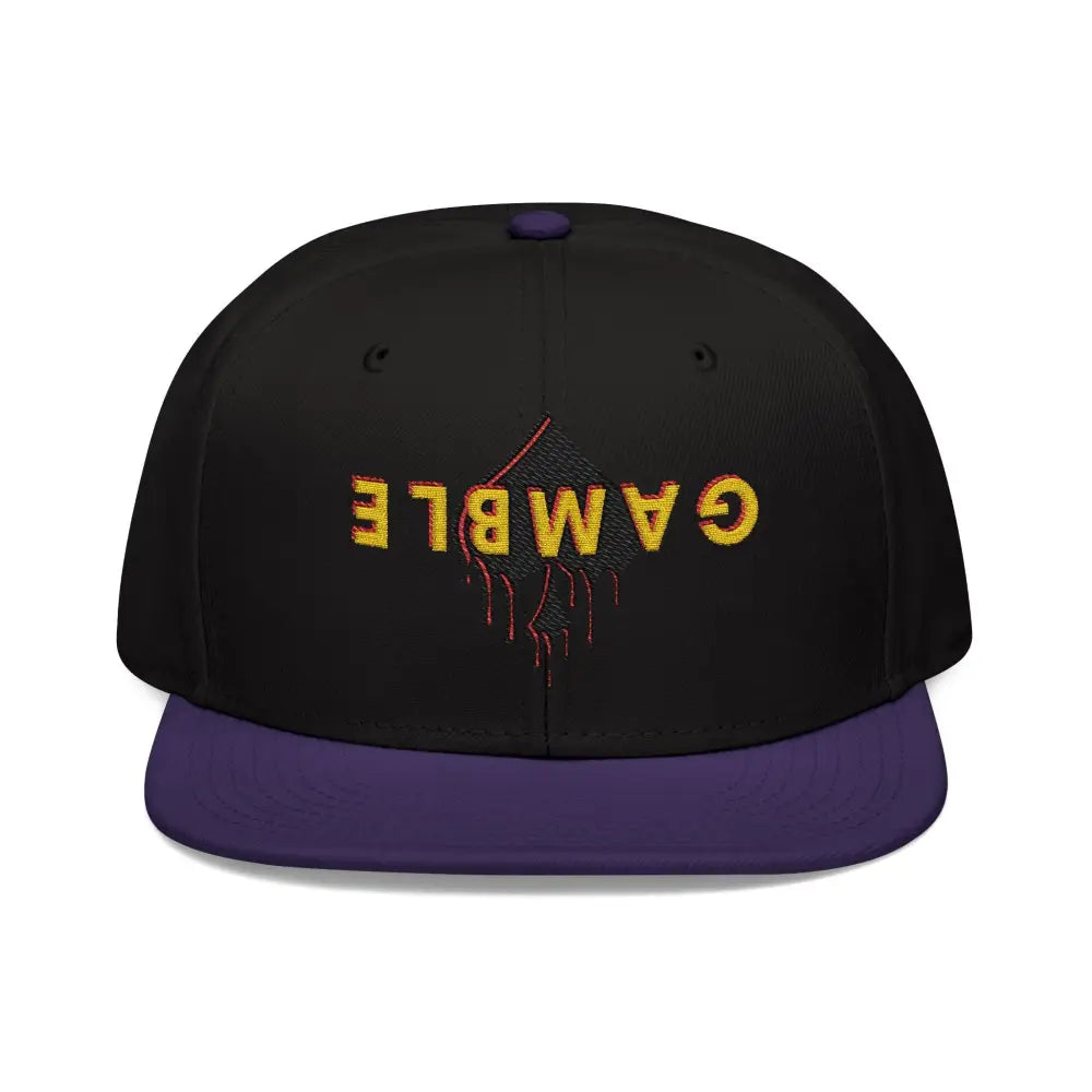 GAMBLE DRIP REVAMP Snapback - One size / Purple/Black/Black - Hats