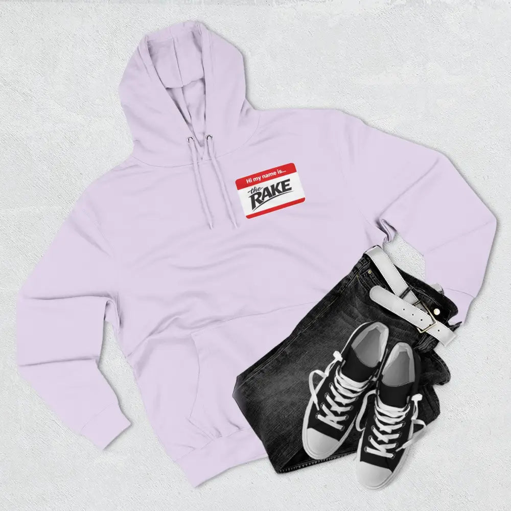 Hi My Name is The Rake, ’The Rake’ Garden Tool Graphic Pullover - Hoodie
