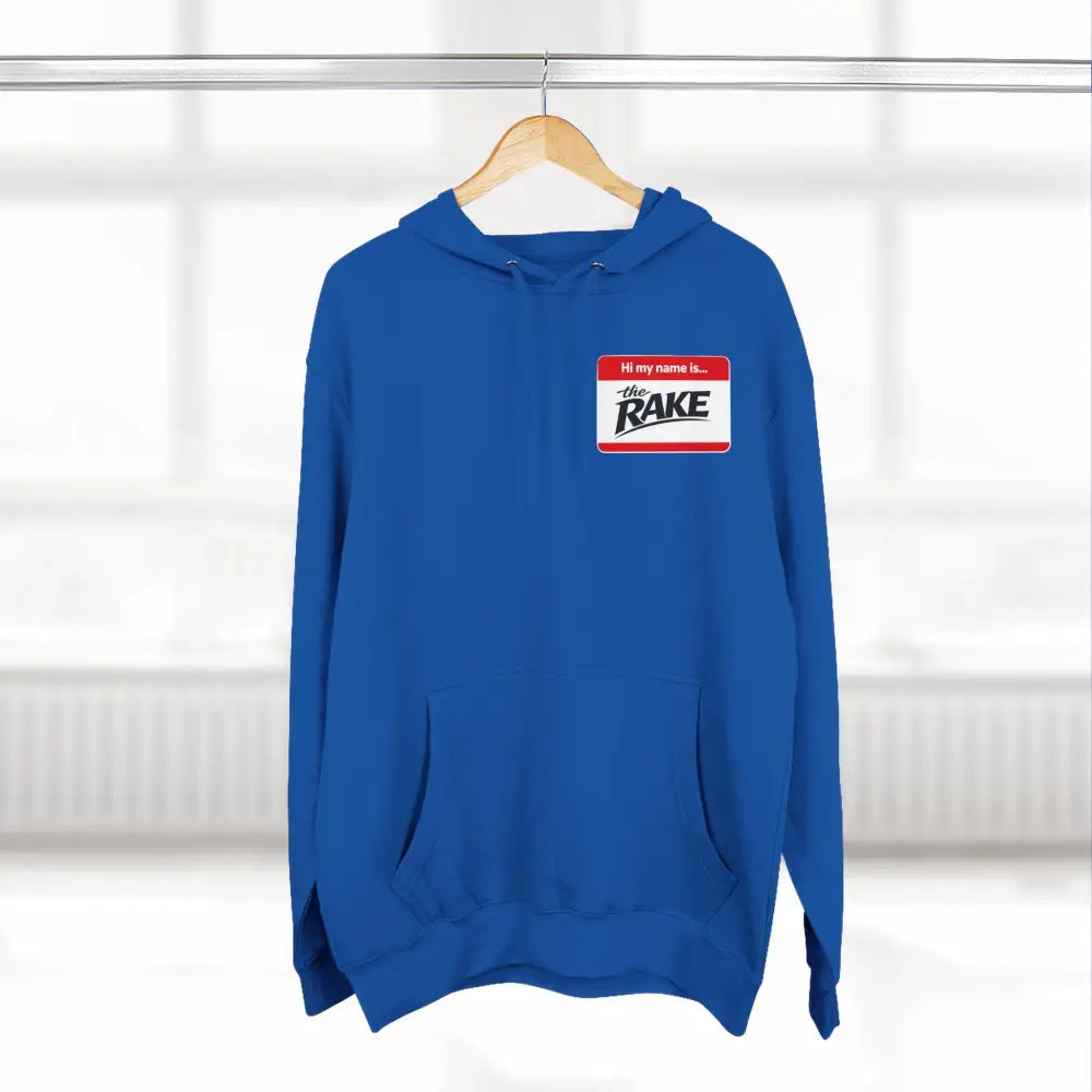 Hi My Name is The Rake, ’The Rake’ Garden Tool Graphic Pullover - Hoodie