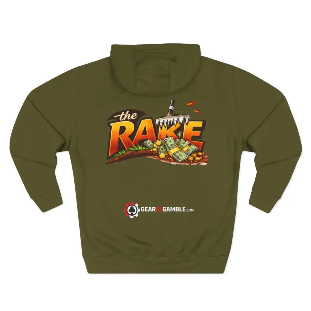 Hi My Name is The Rake, ’The Rake’ Garden Tool Graphic Pullover - Hoodie