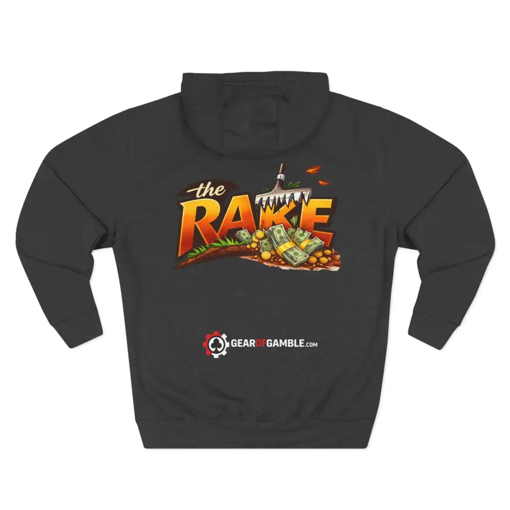 Hi My Name is The Rake, ’The Rake’ Garden Tool Graphic Pullover - Hoodie