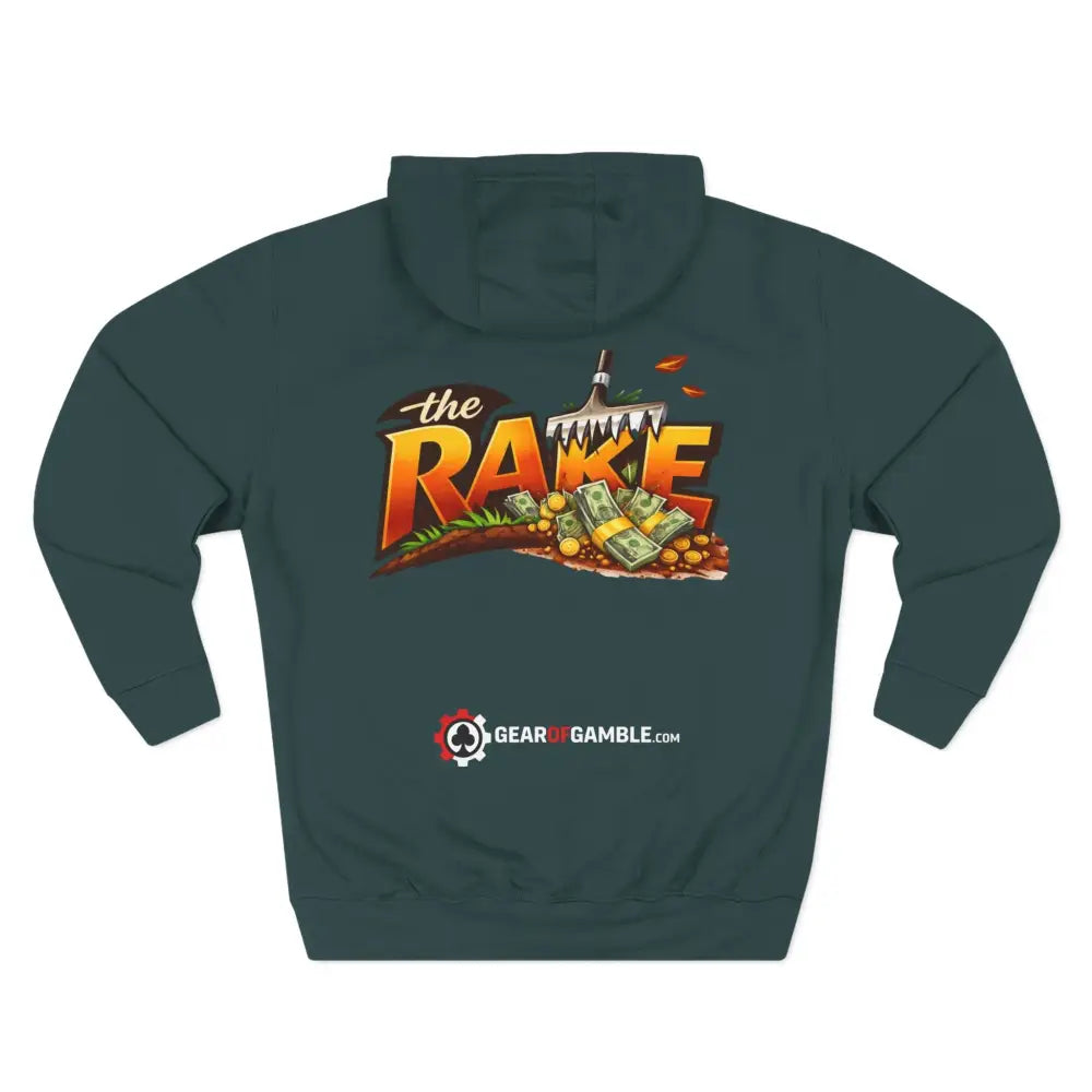 Hi My Name is The Rake, ’The Rake’ Garden Tool Graphic Pullover - Hoodie