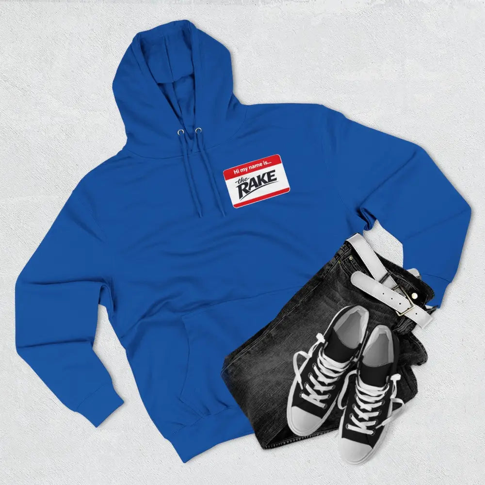 Hi My Name is The Rake, ’The Rake’ Garden Tool Graphic Pullover - Hoodie