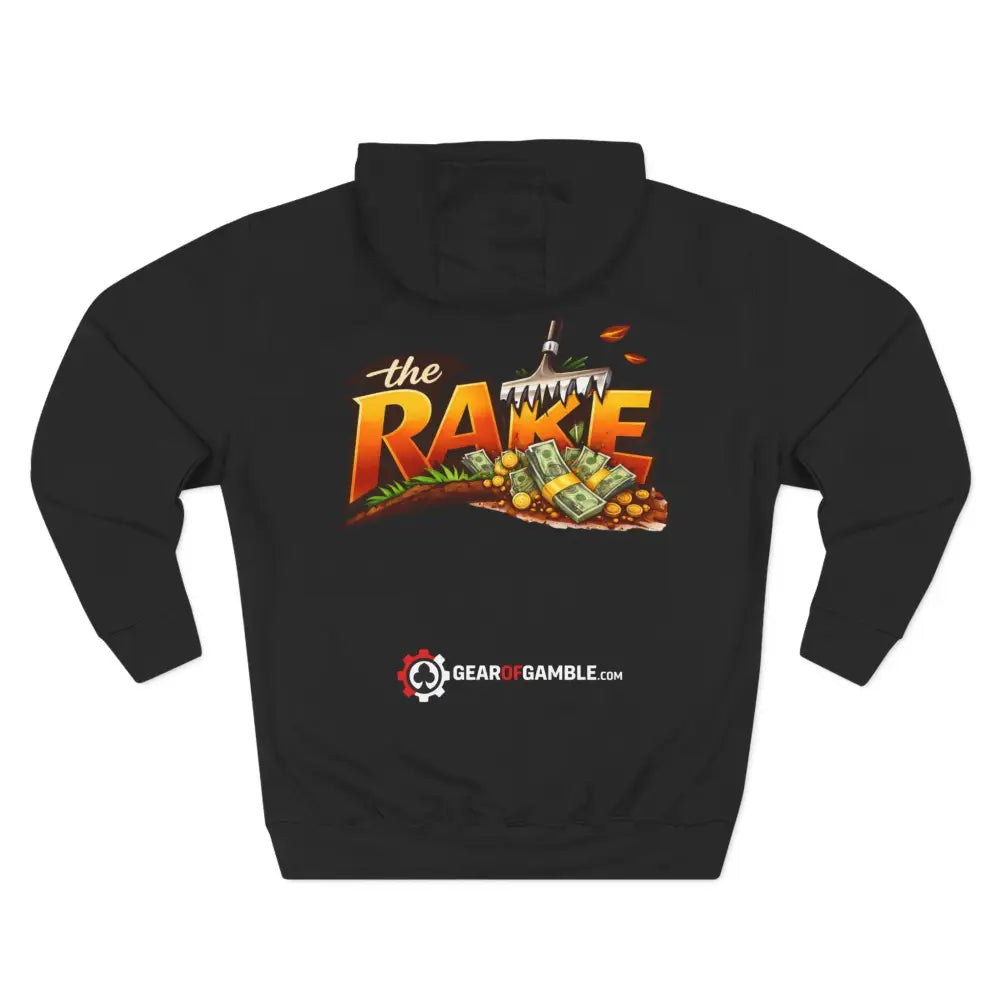 Hi My Name is The Rake, ’The Rake’ Garden Tool Graphic Pullover - Hoodie