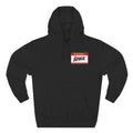 Hi My Name Is The Rake poker hoodie in black