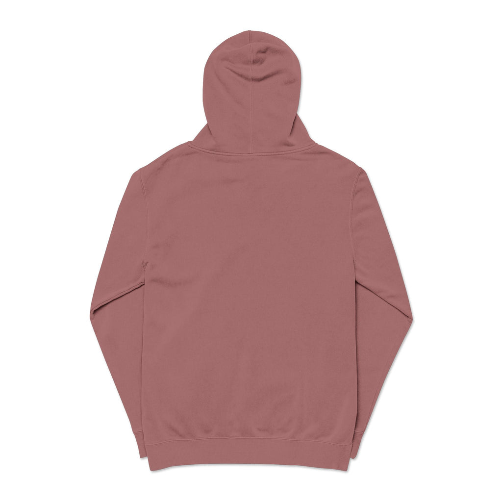 Hoodie, ’Don’t Quit’ Distressed Script Pigment-Dyed Fleece - Hoodie