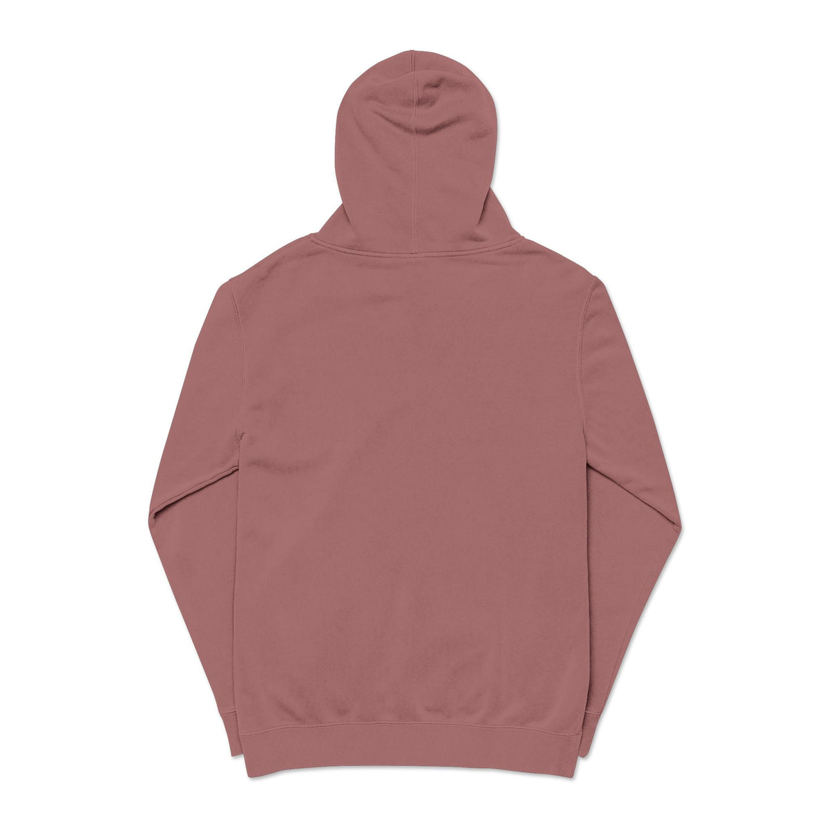 Hoodie, ’Don’t Quit’ Distressed Script Pigment-Dyed Fleece - Hoodie