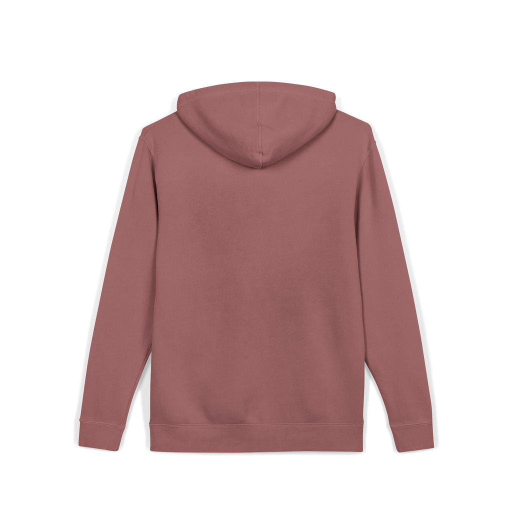 Hoodie, ’Don’t Quit’ Distressed Script Pigment-Dyed Fleece - Hoodie