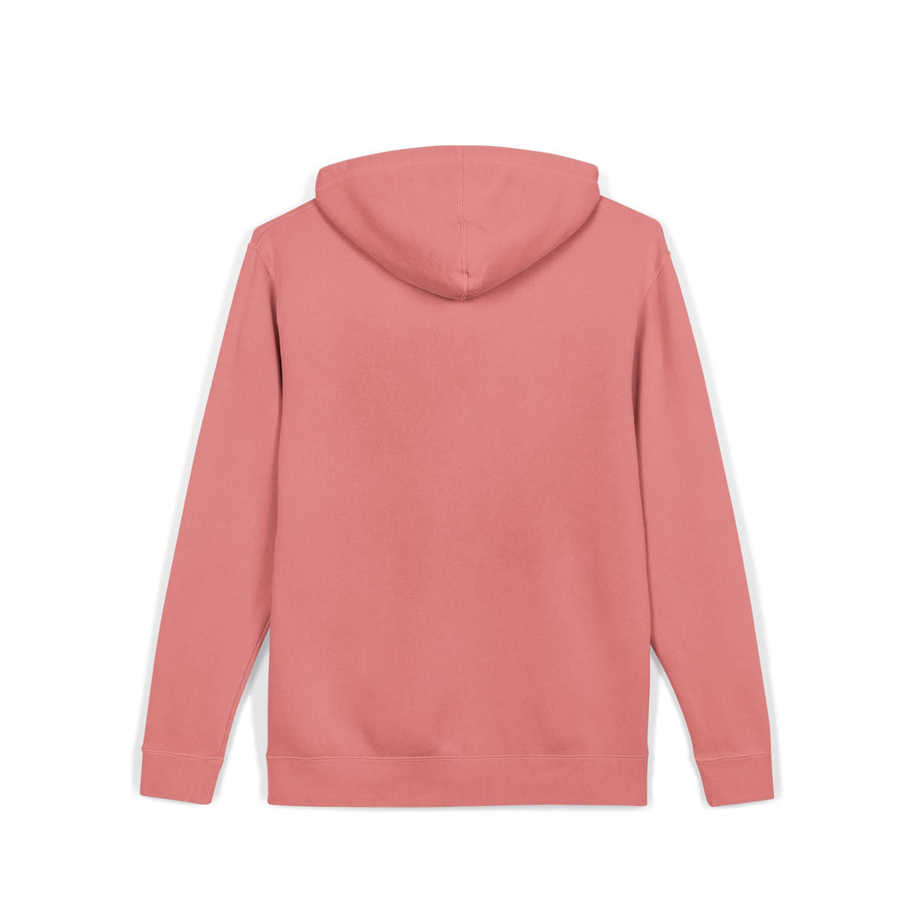 Hoodie, ’Don’t Quit’ Distressed Script Pigment-Dyed Fleece - Hoodie