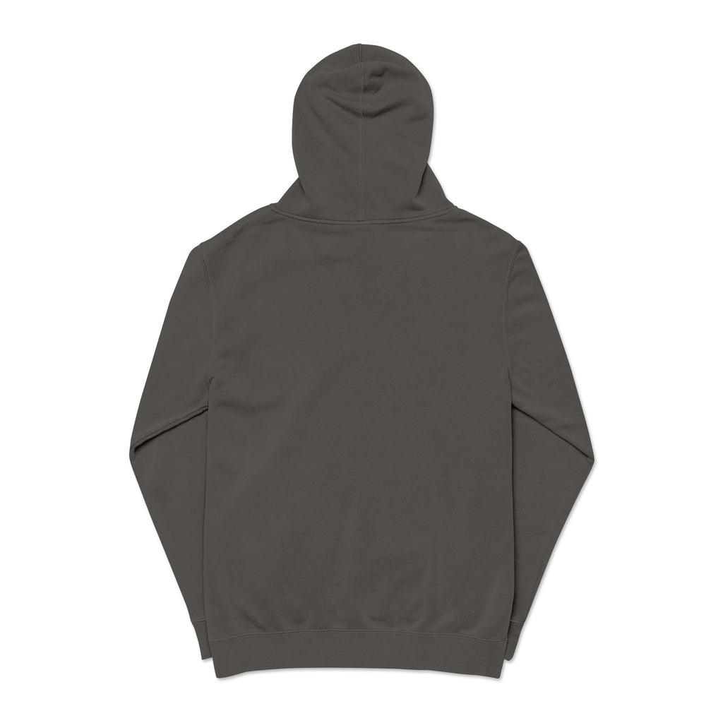 Hoodie, ’Don’t Quit’ Distressed Script Pigment-Dyed Fleece - Hoodie