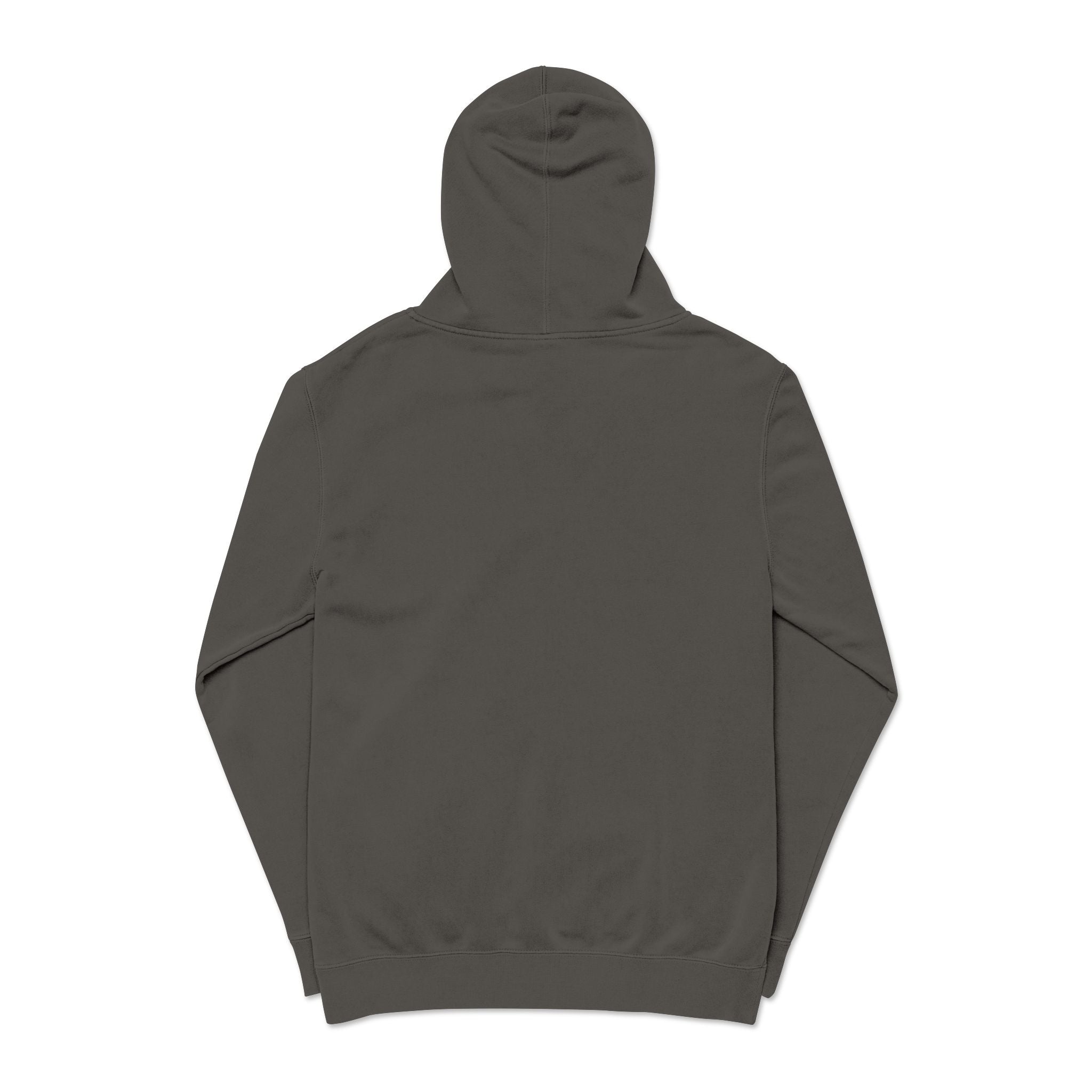 Hoodie, ’Don’t Quit’ Distressed Script Pigment-Dyed Fleece - Hoodie