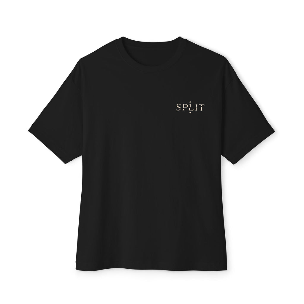 Natural Poker Tee, ’Split’ Vintage Playing Cards Graphic Shirt - Black / XS - T-Shirt