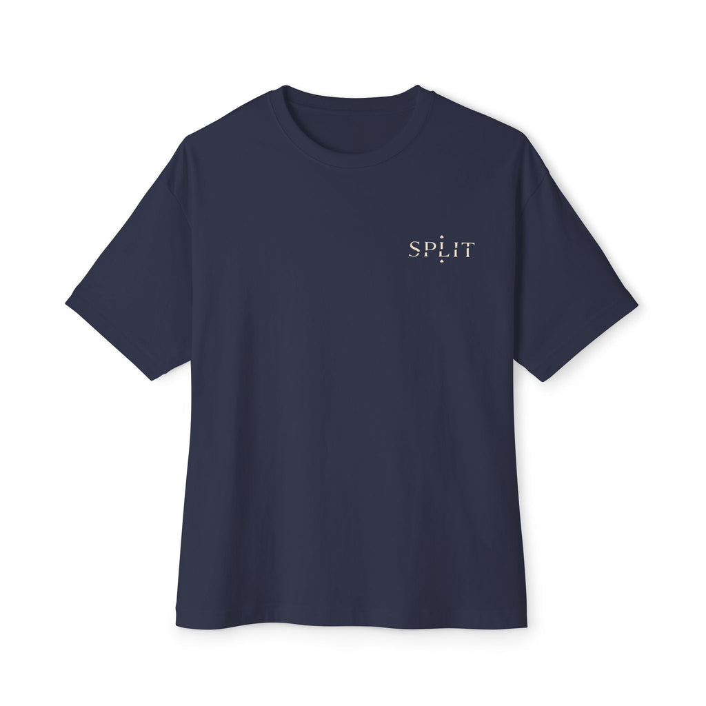 Natural Poker Tee, ’Split’ Vintage Playing Cards Graphic Shirt - Navy / XS - T-Shirt