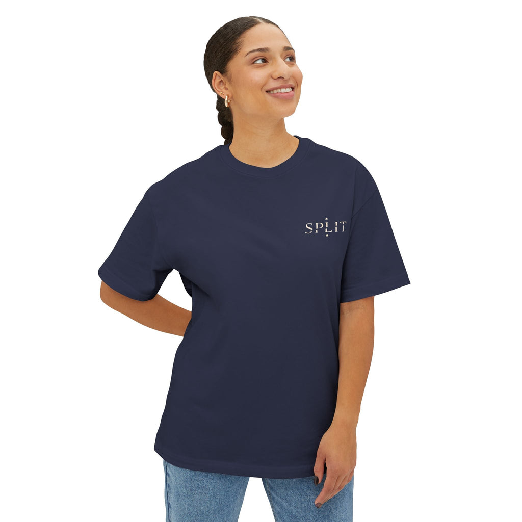 Natural Poker Tee, ’Split’ Vintage Playing Cards Graphic Shirt - T-Shirt