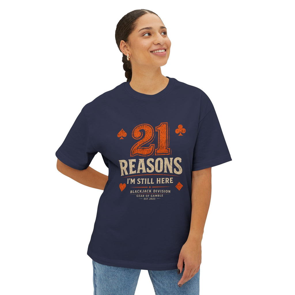 Natural Poker Tee, ’Split’ Vintage Playing Cards Graphic Shirt - T-Shirt