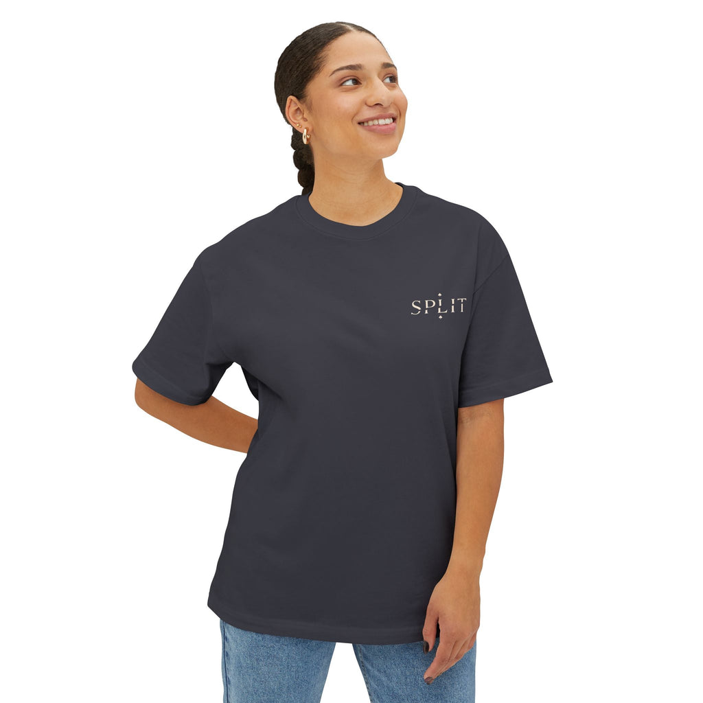 Natural Poker Tee, ’Split’ Vintage Playing Cards Graphic Shirt - T-Shirt