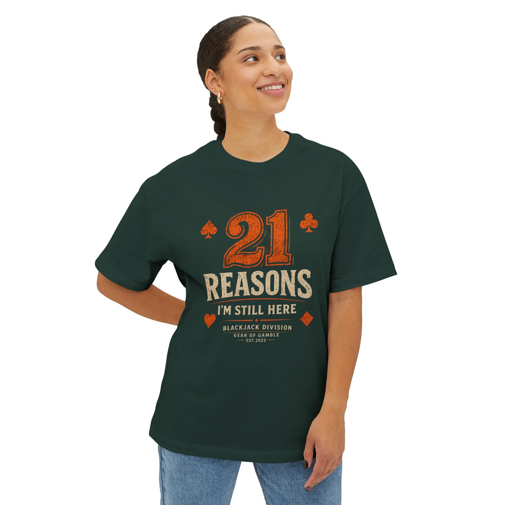 Natural Poker Tee, ’Split’ Vintage Playing Cards Graphic Shirt - T-Shirt