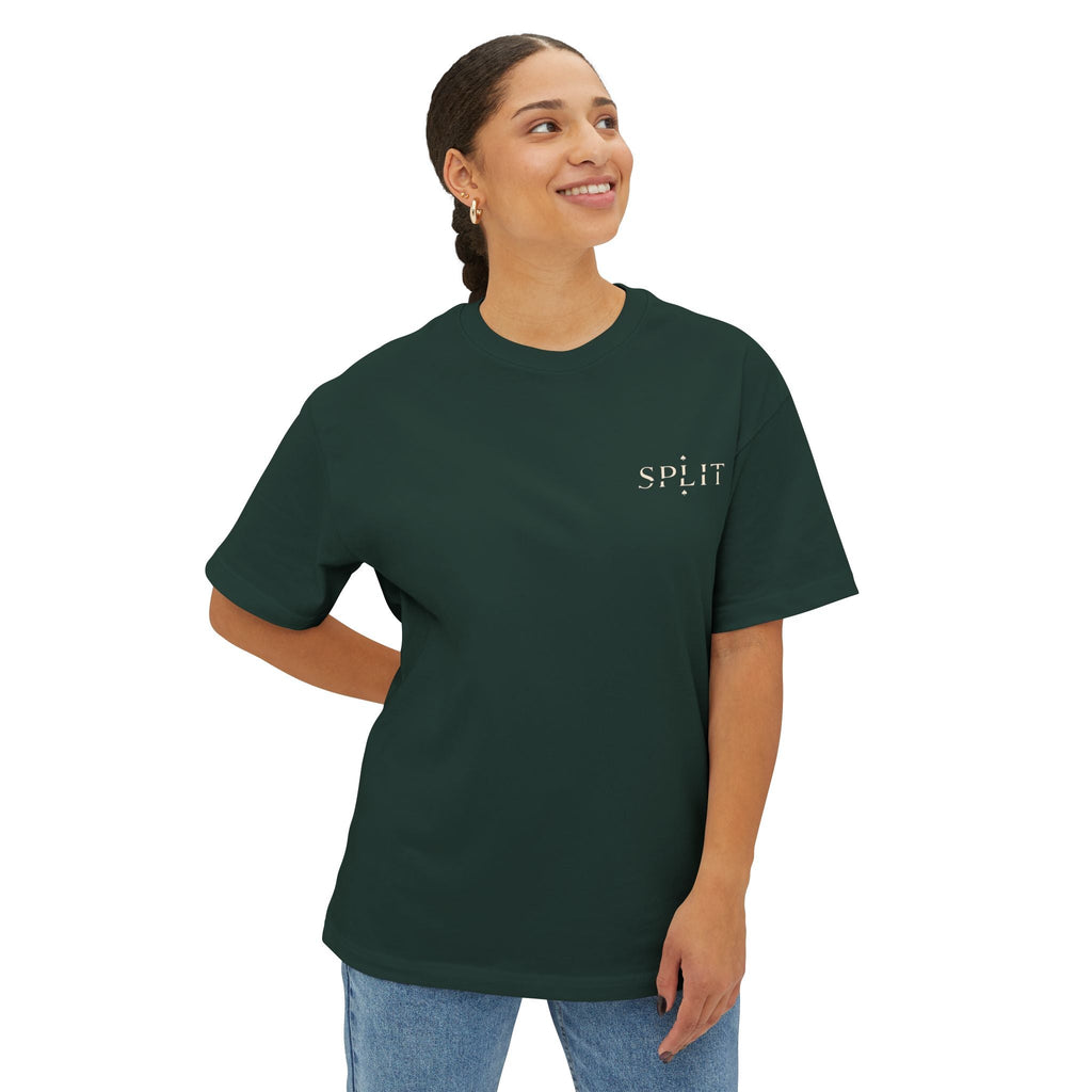 Natural Poker Tee, ’Split’ Vintage Playing Cards Graphic Shirt - T-Shirt