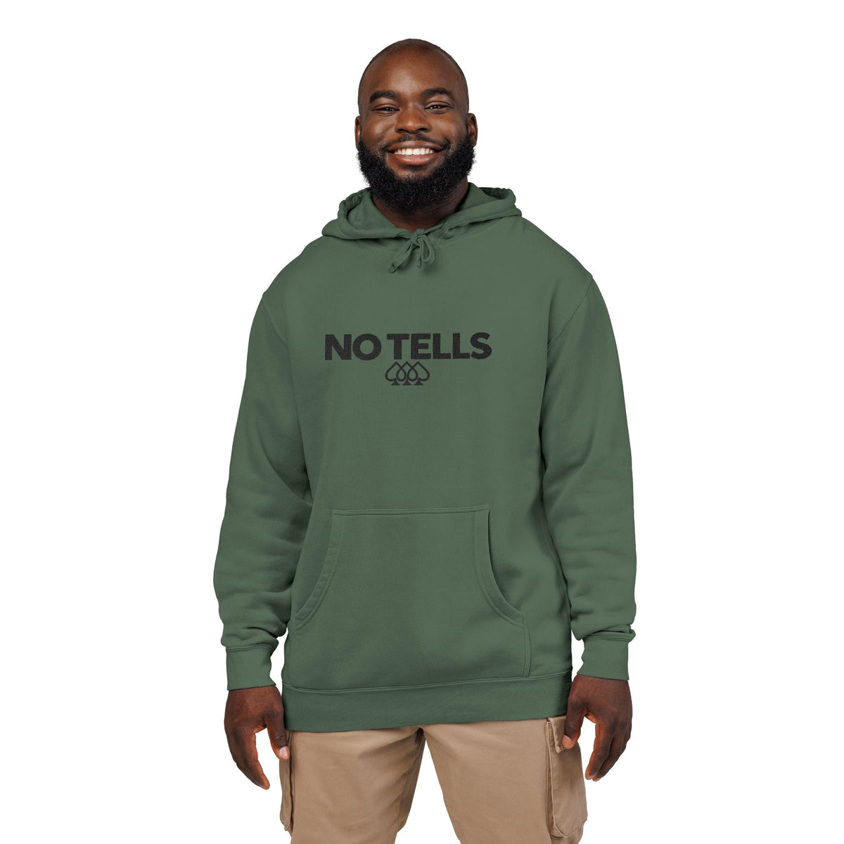 NO TELLS Embroidered Poker Hoodie | Gear of Gamble - Hoodie