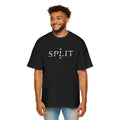 Oversized Tee, ’Natural’ Poker Ace Graphic Shirt - Black / S - T-Shirt