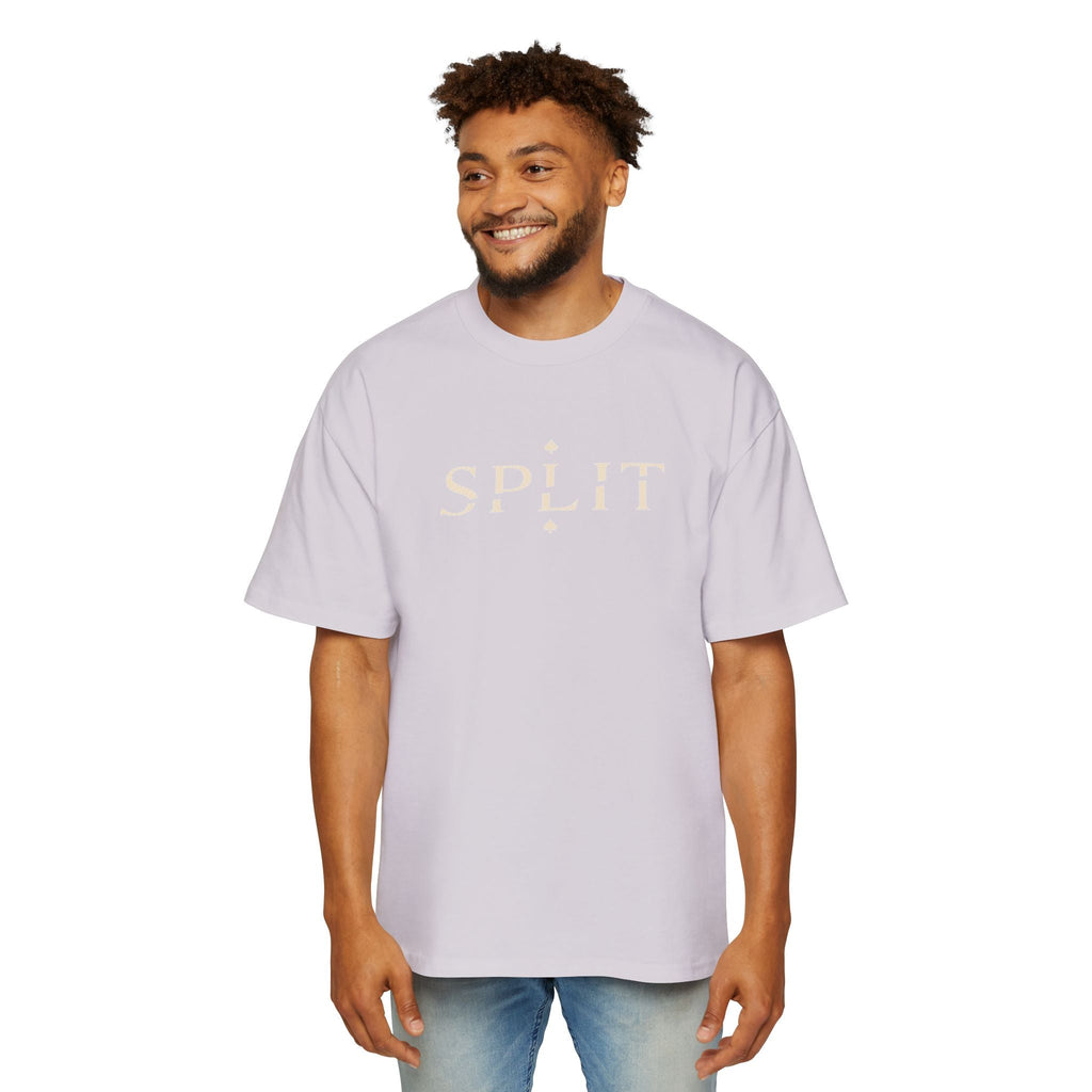Oversized Tee, ’Natural’ Poker Ace Graphic Shirt - Orchid / S - T-Shirt